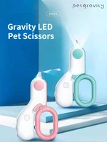 new product pet cat nail scissors led light blood line rabbit cat paws nail scissors cat grooming cat accessories pet