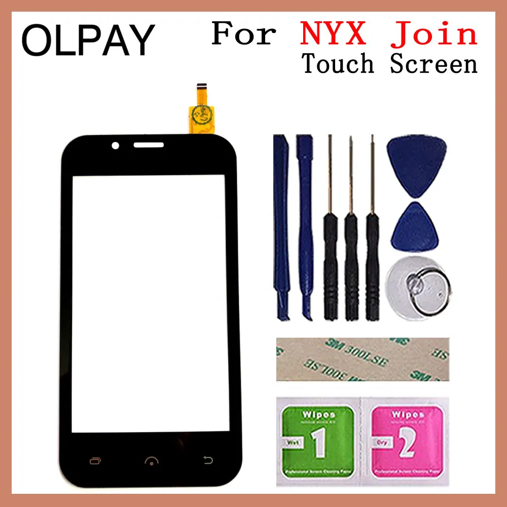 Mobile Phone Touch Screen 4.0&quot inch For NYX Join Sensor Digitizer Front Glass Repair Tools 3M Glue | Мобильные телефоны и