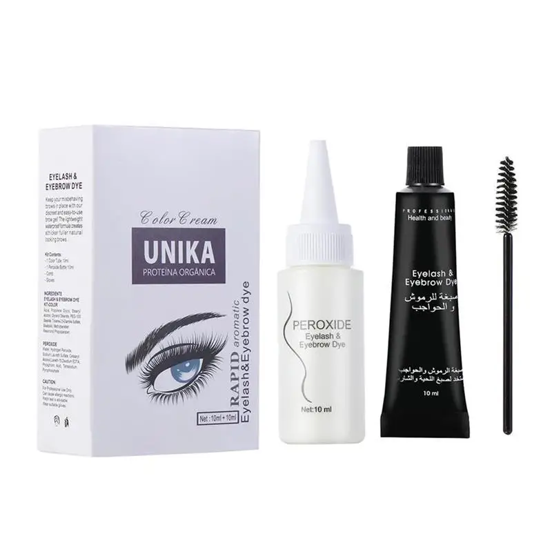 Крем для окрашивания бровей стойкий Водостойкий тинт ресниц Косметика макияжа 1