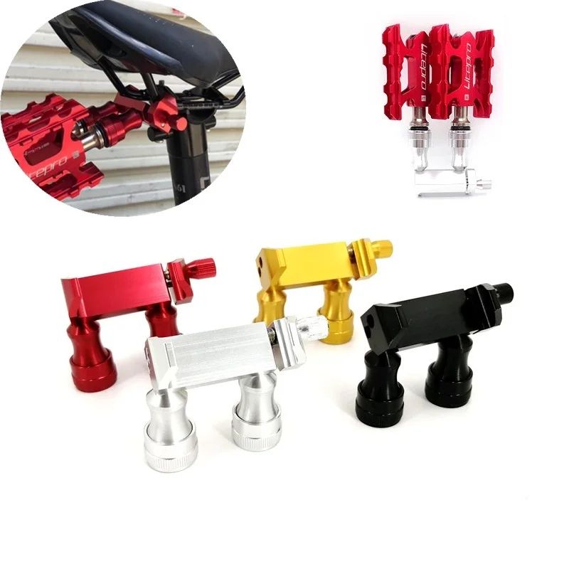 

Быстросъемная педаль Litepro для велосипеда, адаптер для портативных педалей, крепление на седло, фиксированное основание для складного велос...