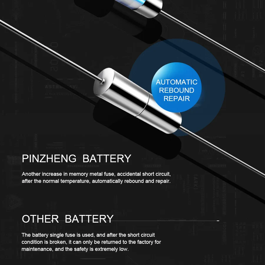 PINZHENG Mobile Phone Battery For iPhone 6S 6 7 8 Plus X High Capacity Replacement Bateria 5 5S SE XR XS Max Batterie | Мобильные