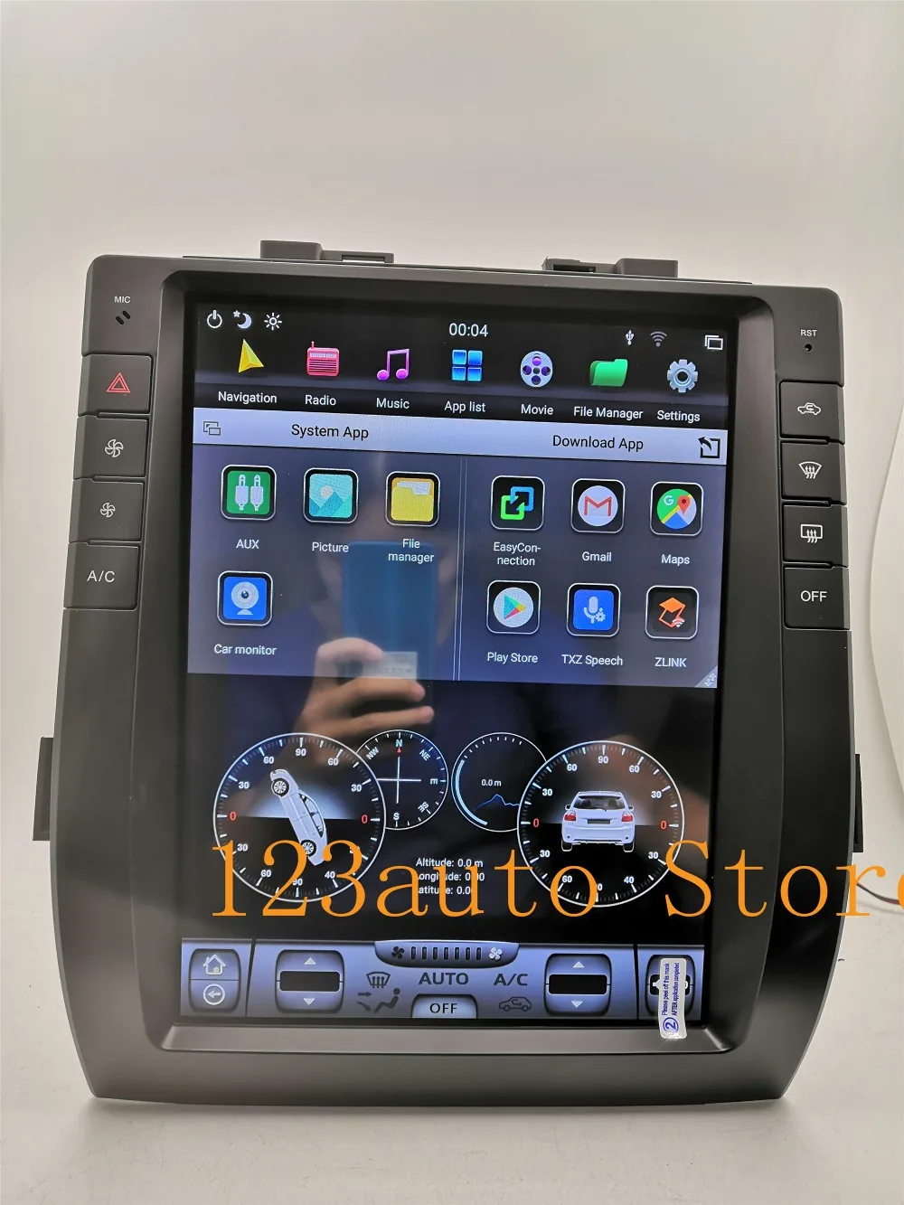 13 дюймов вертикальный экран Tesla стиль Android 8,1 Авто DVD gps навигатор плеер для TOYOTA Alphard ips PX6