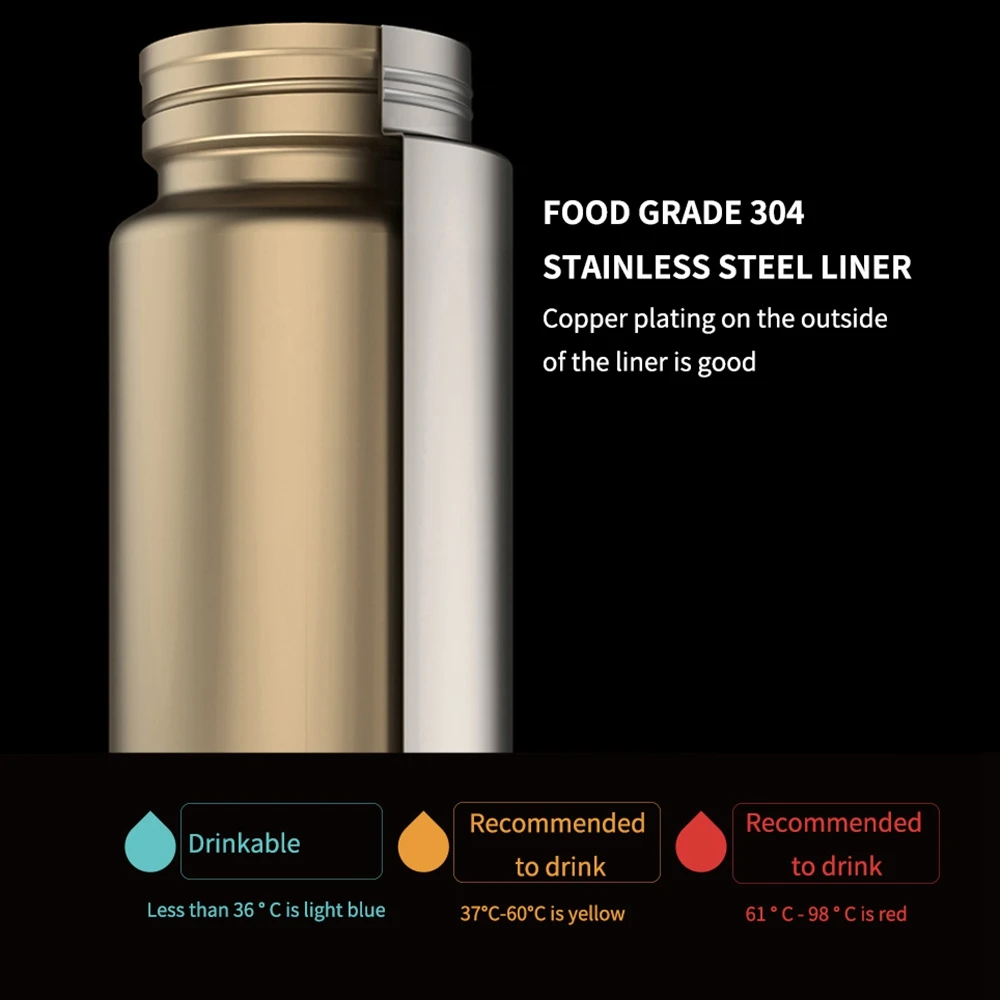 420 мл 304 Нержавеющая сталь термос чашки интеллигентая (ый) ЖК дисплей Температура