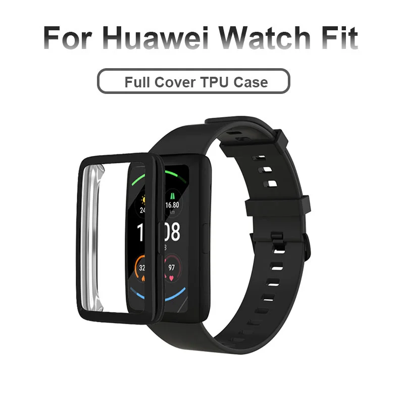 

Suitable for Huawei watch TPU shockproof box, suitable for honor smart watch full screen box, accessories