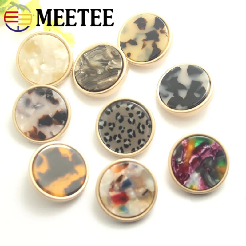 18/23/25/28mm 5pieces Fashion Metal Buttons Women Suit Coat Jacket Decorative Botones DIY Sew on Shank Button Sewing Accessories|Пуговицы| |
