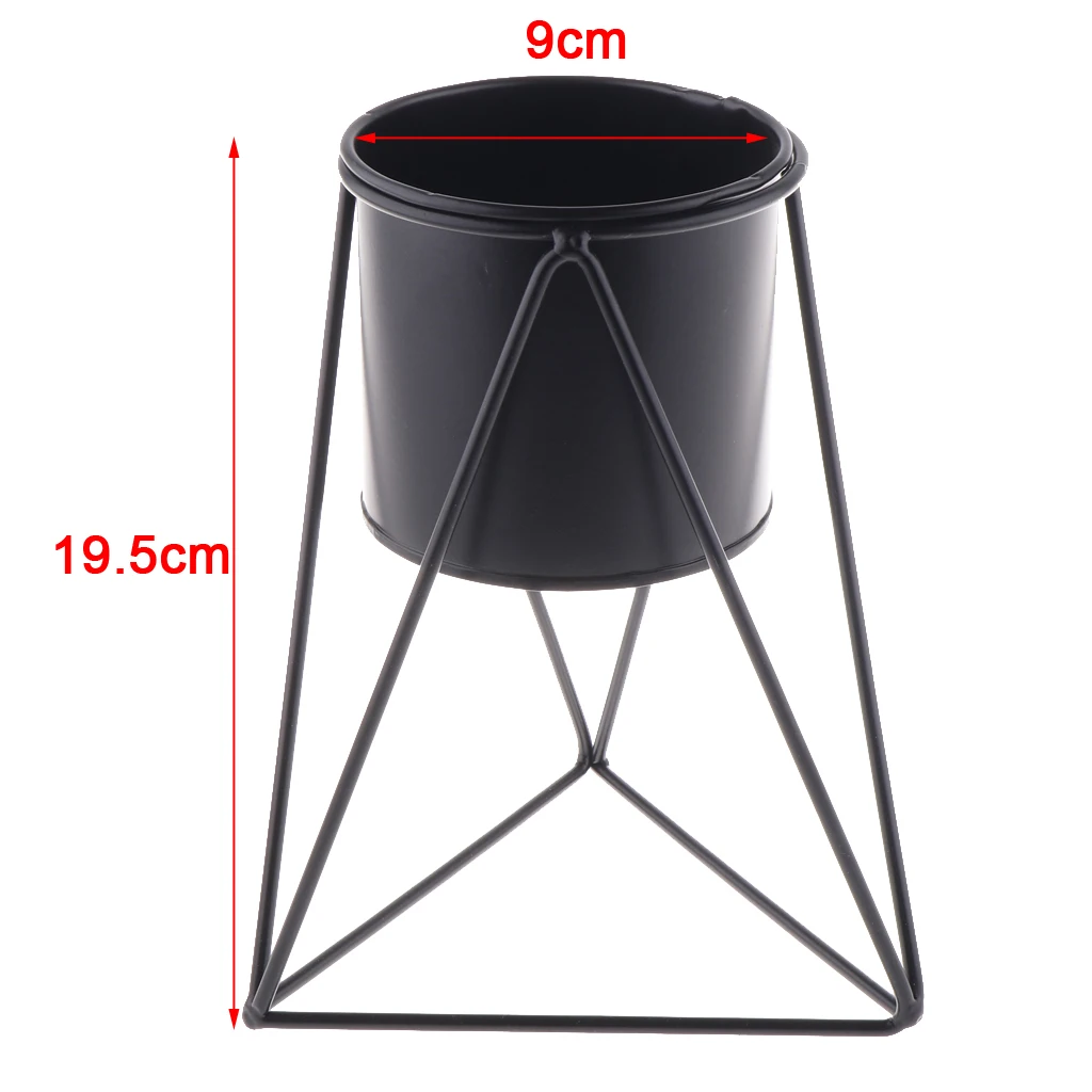 

Nordic Iron Art Flower Vases Minimalism Design Flowerpot Tabletop Flower Pot Home Vases Home Office Decor