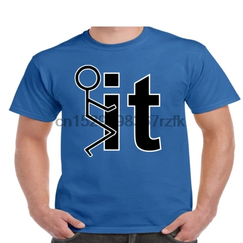 Забавная вечерние лка Fk It для колледжа Мужская футболка humor stick - купить по