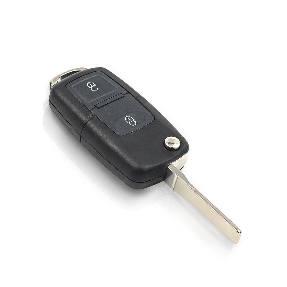 KEYYOU 433 МГц 2 кнопки 1J0 959 753 AG автомобиля Удаленное брелок флип чехол для VW VolksWagen Beetle