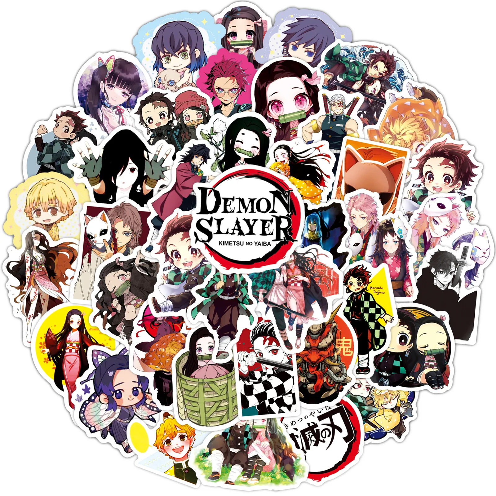 

10 / 30 / 50pcs Japanese Animation Ghost Blade Graffiti Sticker Personalized Luggage Waterproof Sticker Wholesale