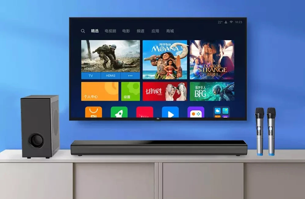 Bluetooth-Колонка L5 беспроводной микрофон с сабвуфером басовая колонка