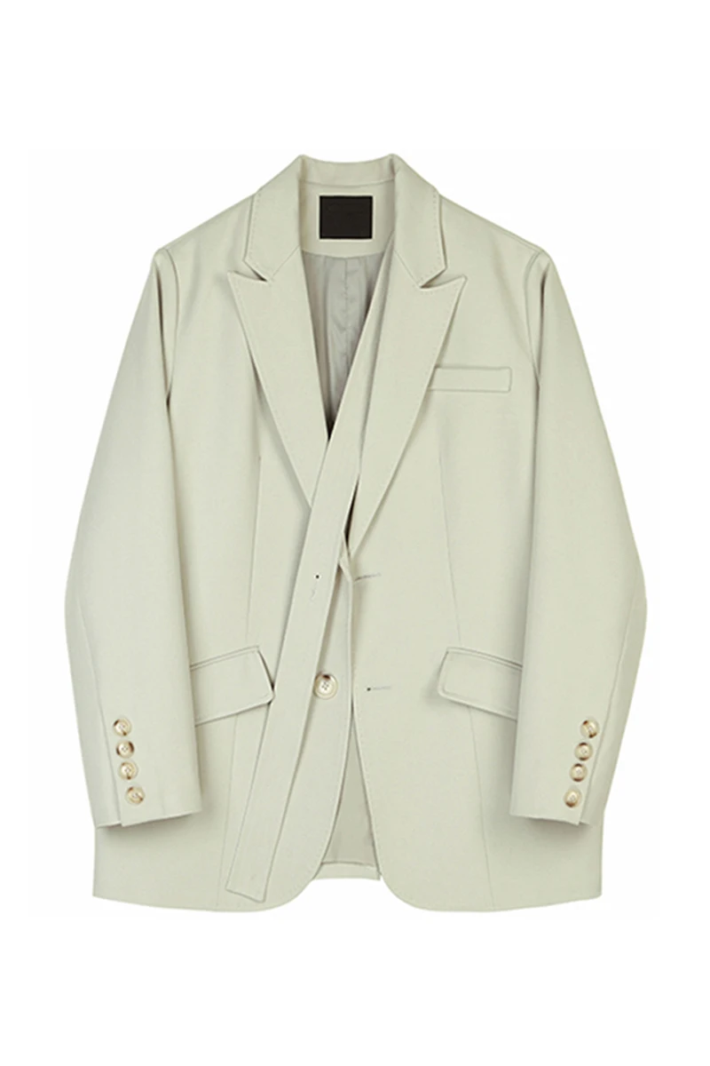

Spring 2021 New Business Suit Korean Women's Suits Jacket for Women Solid Color Ladies Casual Blazer Coat