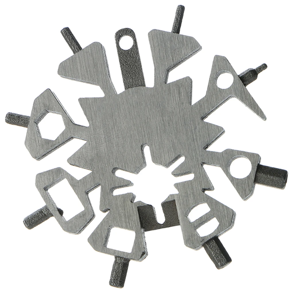 Снежный Мульти инструмент снежинки из нержавеющей стали для ремонта стрел луков