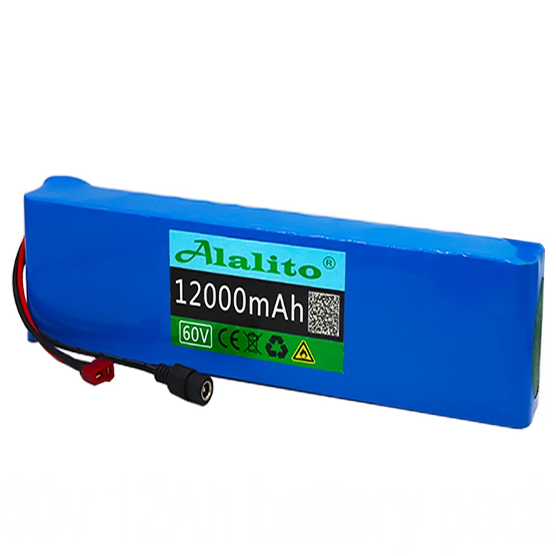 60V 12AH 1000W литий-ионный аккумулятор 67 2 V 12000mAh Электрический велосипед батарея