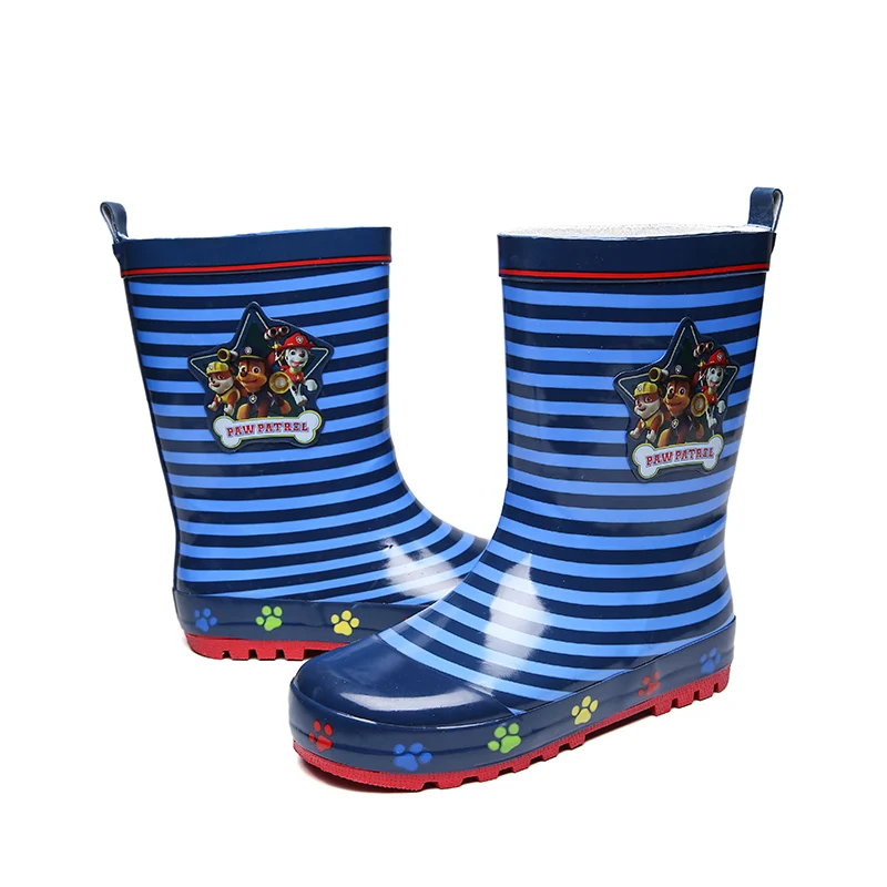 Детские Мультяшные ботинки Мэгги ходунки с собакой резиновая обувь для