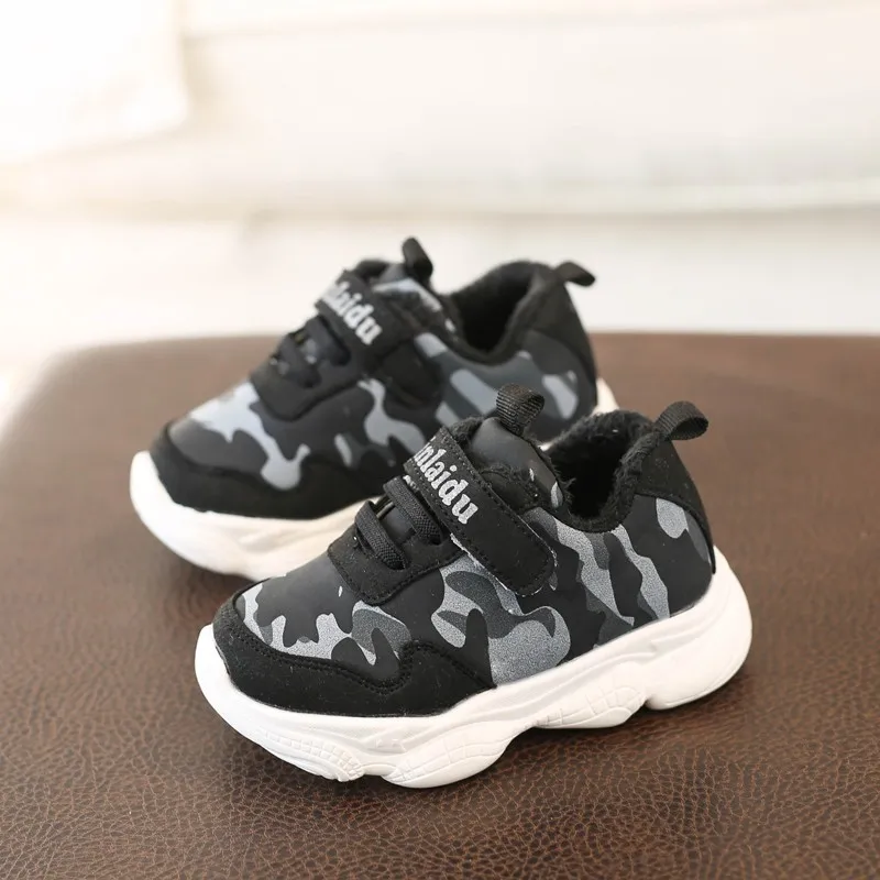 Children Girl Shoes Kids Sports For Baby Boys Sneakers Winter Plush Toddler 2019 New Autumn Casual 1 2 3 4 5 6 Year Old | Детская одежда