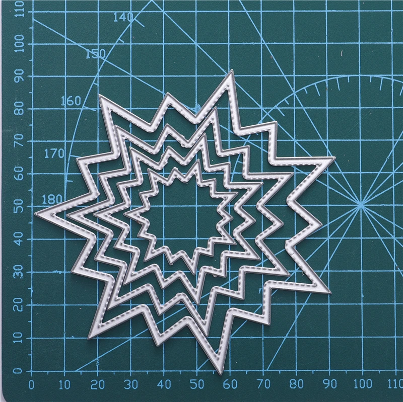 DiyArts геометрический Плашки для резки металла умереть скрапбукинга декоративная