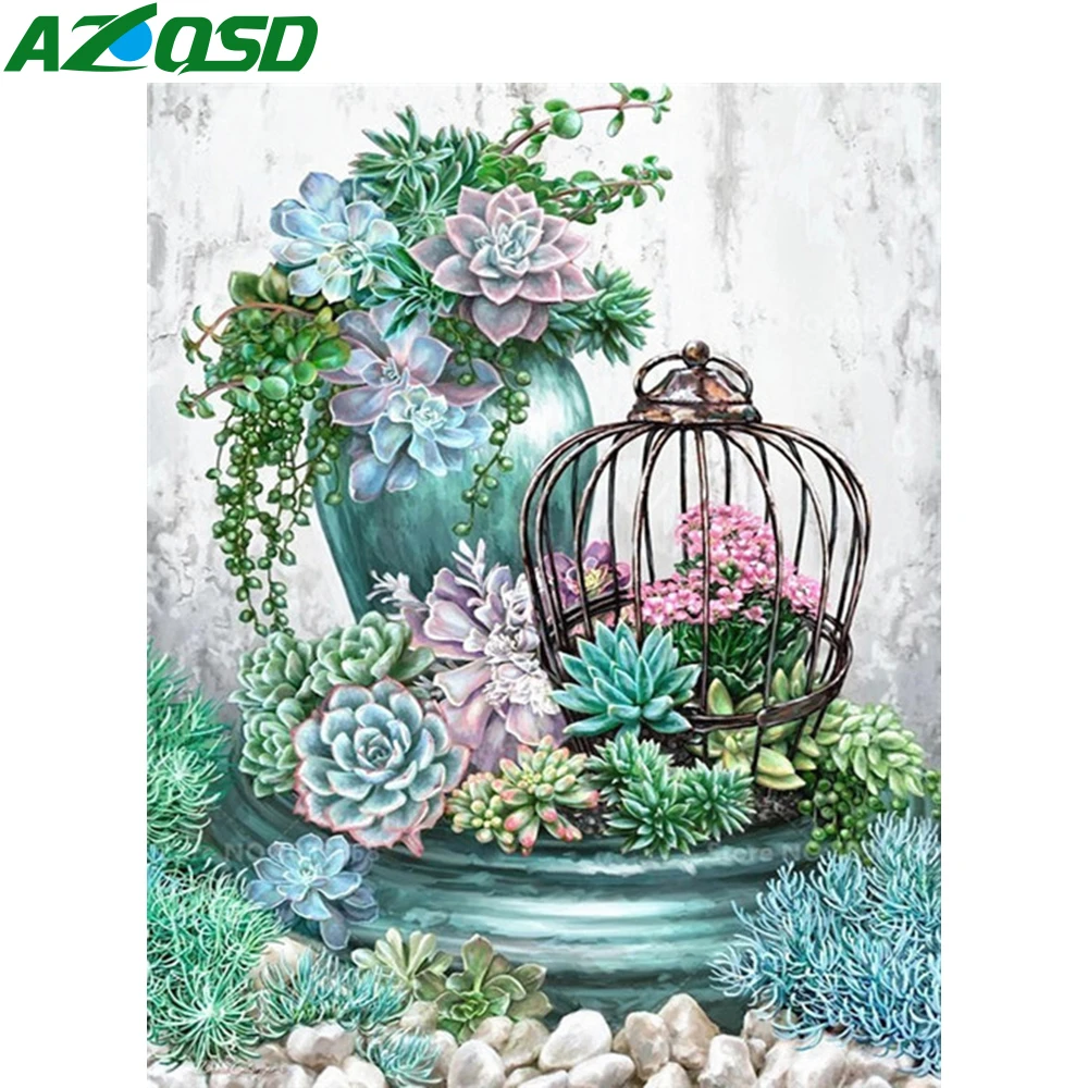 AZQSD алмазная вышивка цветок крестиком рукоделие мозаика полная выкладка декор