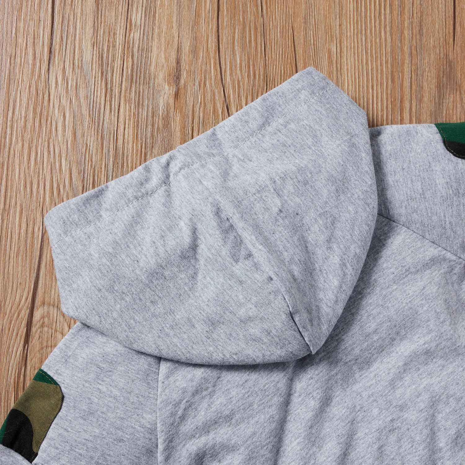 

Infant Newborn Baby Boys 2Pcs Clothes Set Camo Patchwork Short Sleeve Hooded Tops Shorts Casual Outfits 0-18M