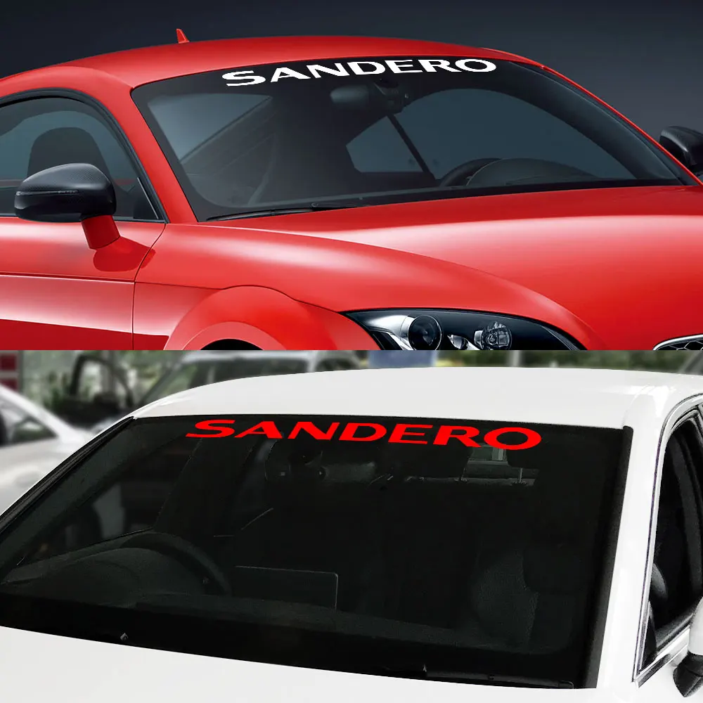 Автомобильная Передняя и задняя наклейка на лобовое стекло для Dacia Duster лодджи