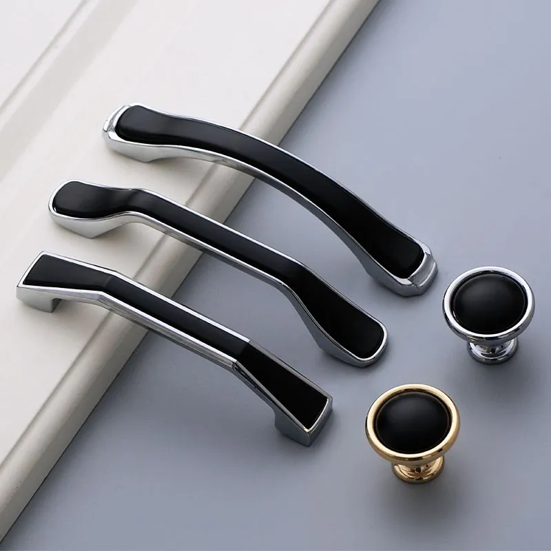 KK & FING ручка из цинкового сплава Мебельная кухонный ящик тянет дверные ручки
