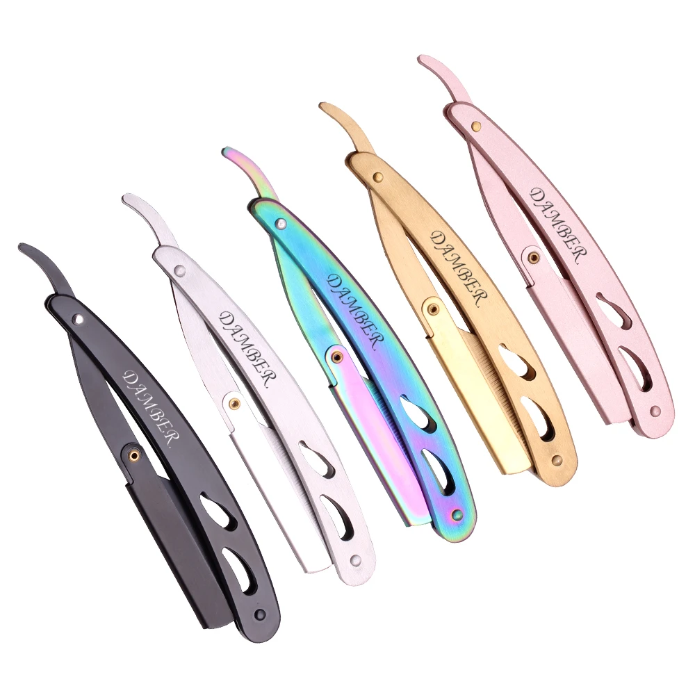 1 шт. профессиональный стальной складной бритвенный нож для удаления волос 14 х2 см