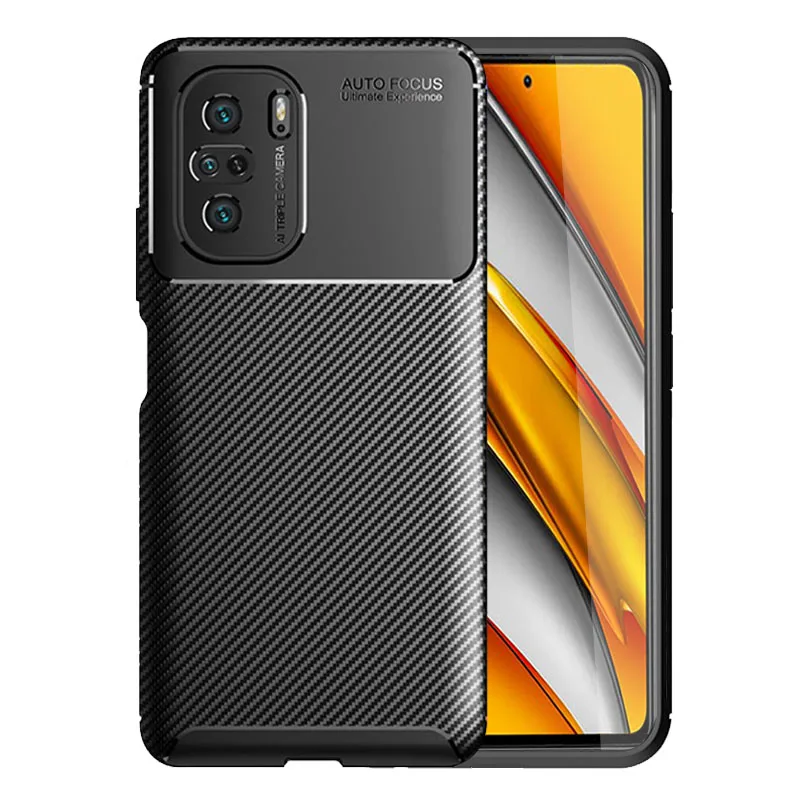 For Cover Poco F3 Case For Xiaomi Poco F3 Capas Armor Silicone Rubber Shockproof Bumper TPU Soft Cover For Poco F3 X3 Pro Fundas