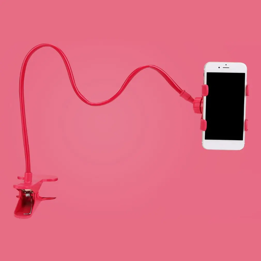 

Universal Lazy Holder Arm Flexible Mobile Phone Stand Stents Holder Bed Desk Table Clip Gooseneck Bracket for Phone Muti Colors
