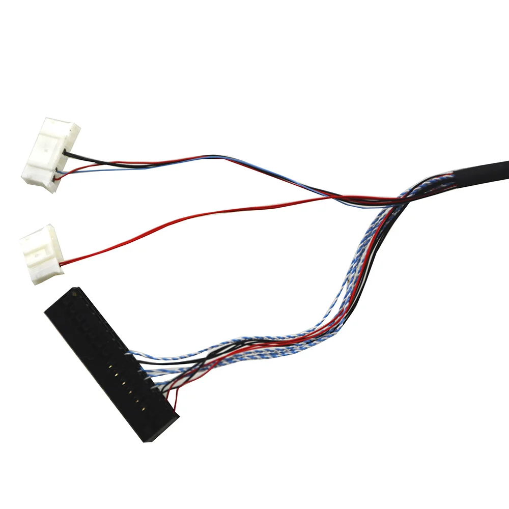 30 см Универсальный LVDS 40 штырькового шнура 1 дюйм 6bit I-PEX 20346-040T 0 4 мм для LTN141AT06-001 |