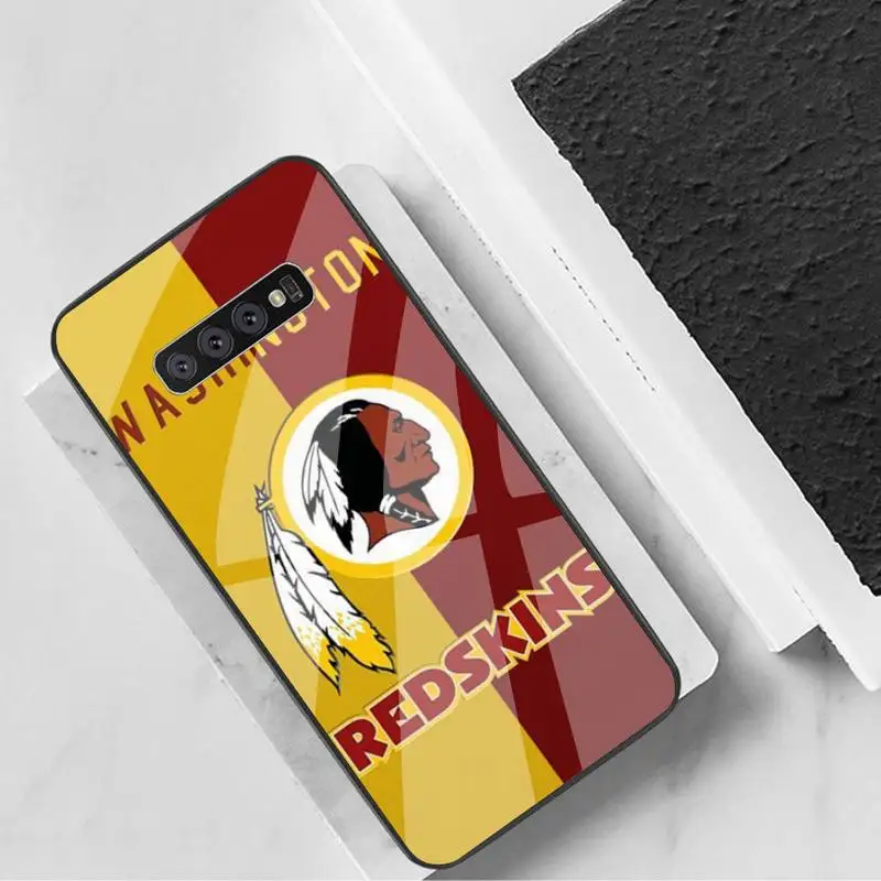

Washington Redskins Phone Case Tempered Glass For Samsung S6 7 8 9 10 20 Plus Ultra Note8 9 10 10pro
