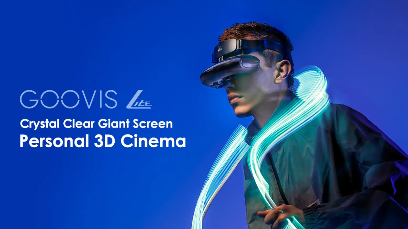 GOOVIS LITE VR-гарнитура с контроллером D3 3d-очки для кинотеатра поддержка 4K Blu-Ray-плеера
