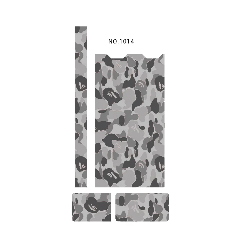 Крутой Камуфляжный военный красочный кожаный стикер для электронной сигареты