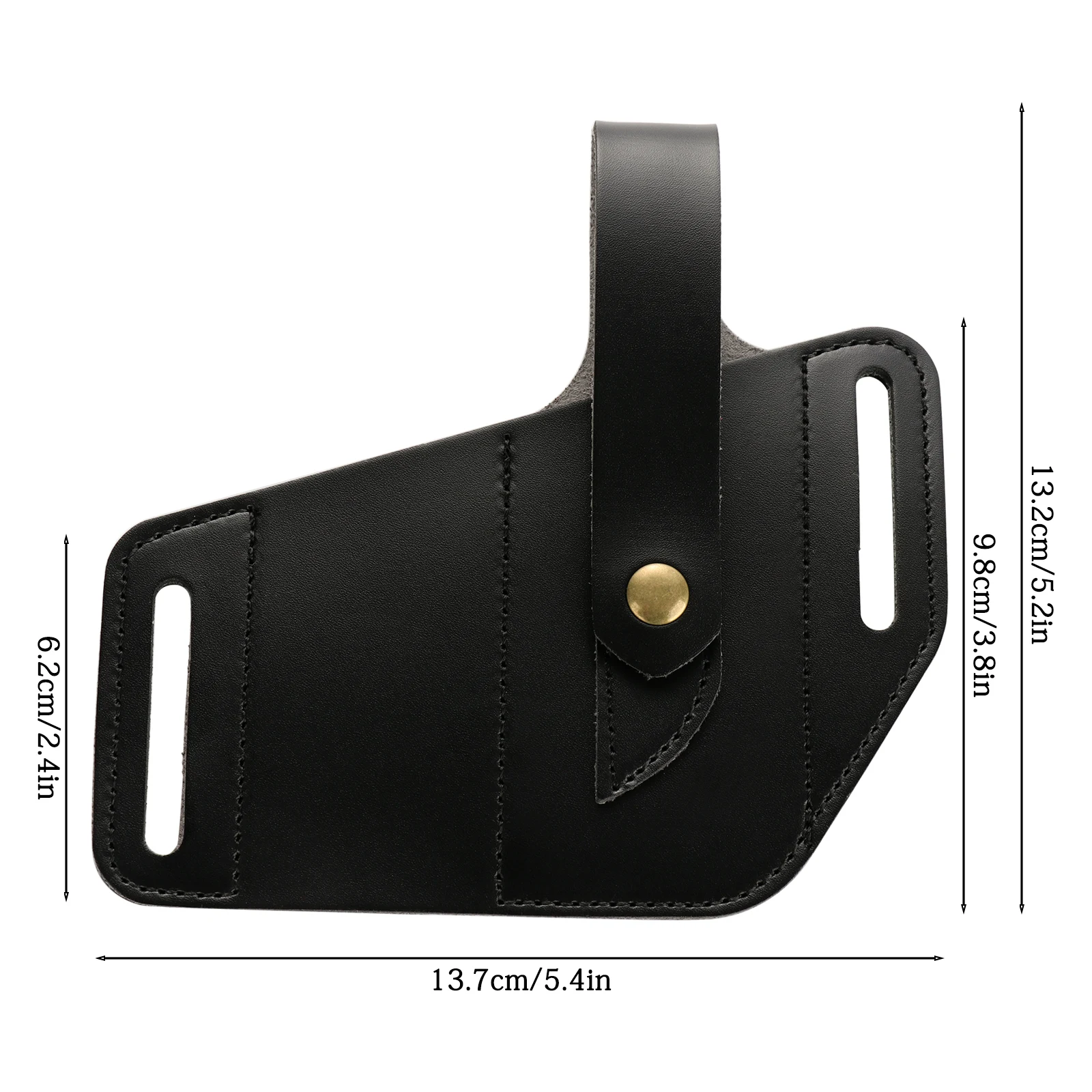 

PU Leather Sheath for Leatherman Multitool Sheath EDC Pocket Organizer with Key Holder for Belt and Flashlight Camping Tool