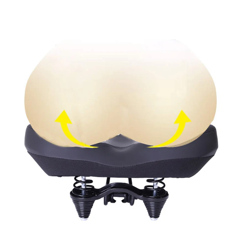 Негабаритное комфортное Сидение для велосипеда Сменное велосипедное седло с