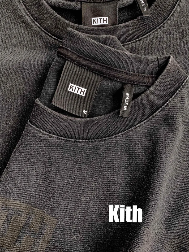 

KITH Biggie Last Day Vintage BOX LOGO T Shirt Men Women 1:1 High Quality T-shirt Wash And Make Old KITH Top Tees