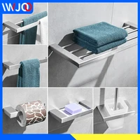 bathroom towel holder towel bar brush stainless steel towel rack hanging holder coat hook rack toilet paper holder soap holder