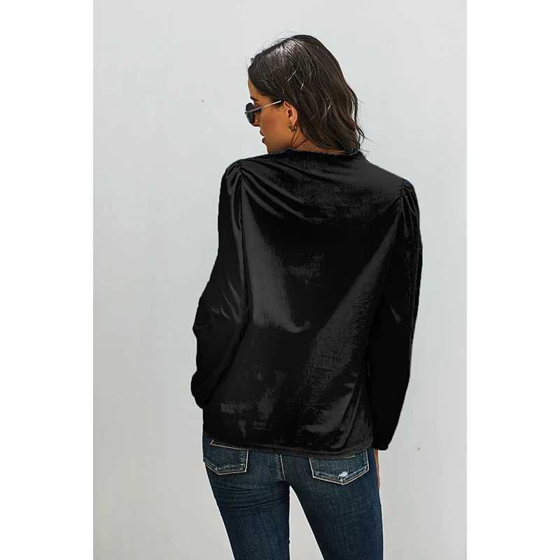 

Sexy Black White Long Sleeves Ruffles Plus Size Blouse Mujer De Moda 2020 Women Tops Clothes Vetement Femme Bluzki Damskie 2XL