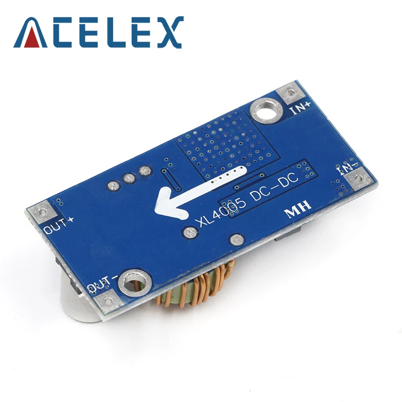 XL4005 DSN5000 Beyond LM2596 DC Регулируемый понижающий 5A 75 Вт блок питания большой ток