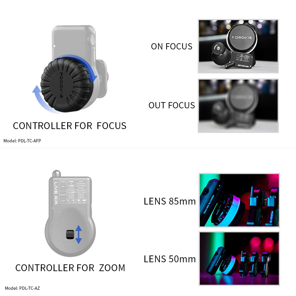 PDMOVIE LIVE AIR 2 Bluetooth беспроводная система непрерывного изменения фокусировки для DJI