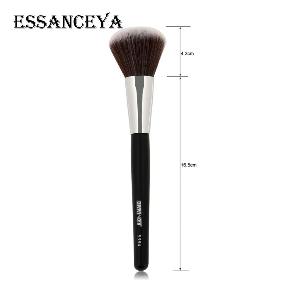 ESSANCEYA, 1 шт., угловая круглая основа, румяна, Кисть для макияжа, кисть для лица, щек, контурные румяна, свободная мощность, косметические кисти для макияжа, инструмент