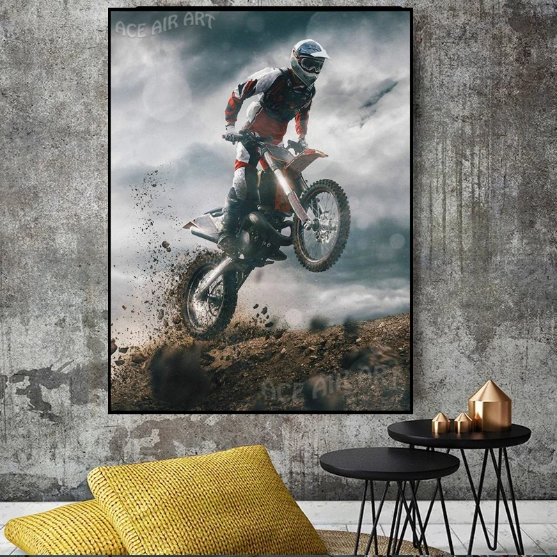 

ACE AIR ART 5D DIY Diamond Painting Motorcycle Racing Full Round Drill Embroidery Cross Stitch Home Decor Gift
