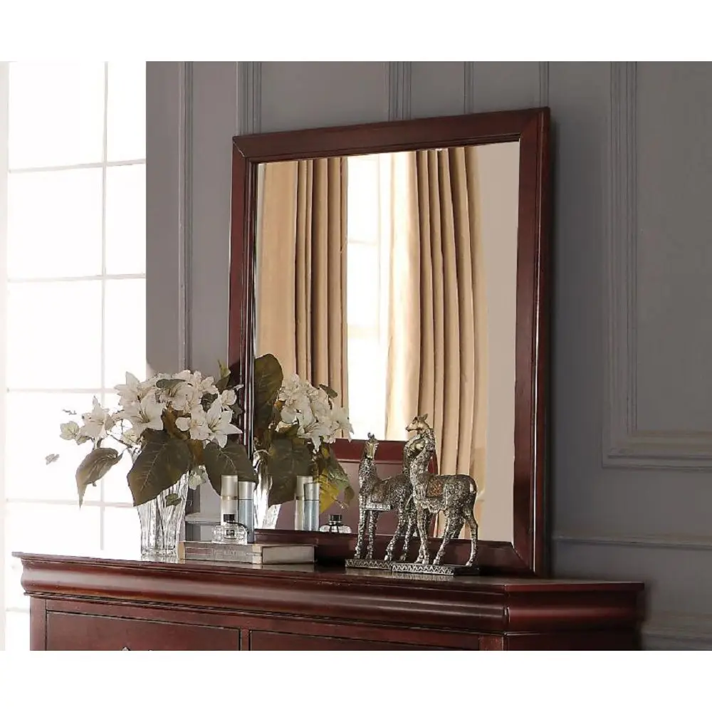 

Bedroom Mirror Sets Makeup Mirror Classical Style Wooden Frame Philippe Mirror In Cherry House Dressing Table Mirror