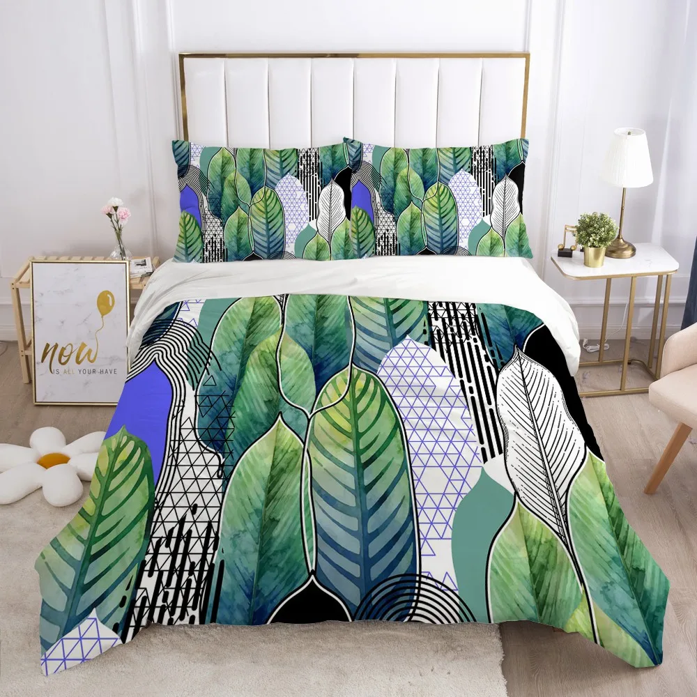 

3D Duvet Cover Sets Bedding Sets Bedding Bag Comforter Covers Pillow Shams King Queen Full Double Size Simple Flower Bed