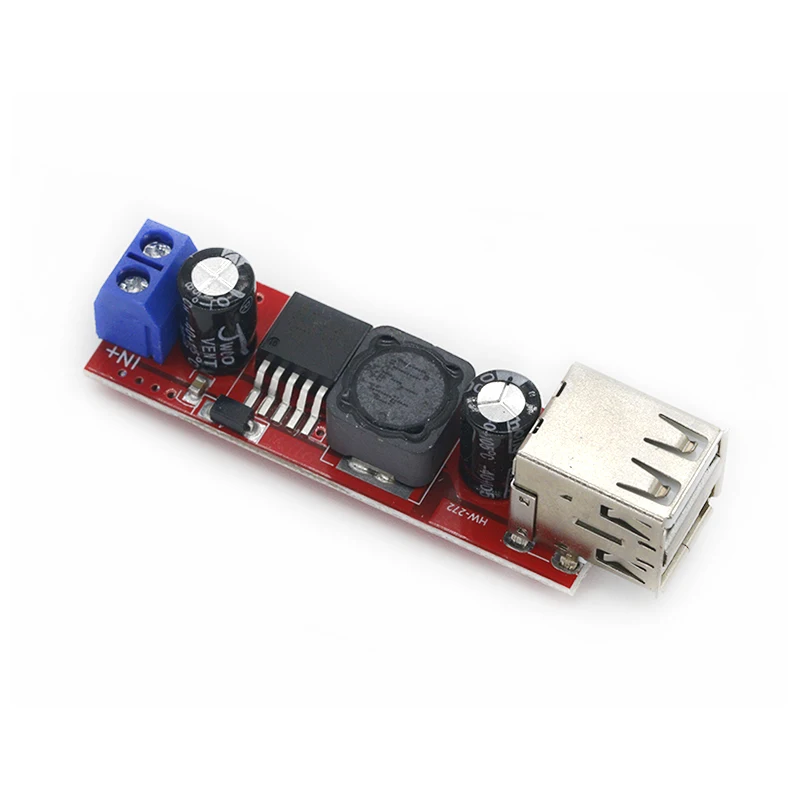 Двойной USB выход DC-DC понижающий модуль питания 9 В/12 В/24 В/36 В до 5 3A для