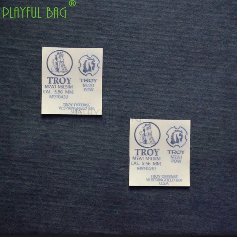 Детали для самостоятельной сборки игривых сумок металлические наклейки Jinming 9 scar