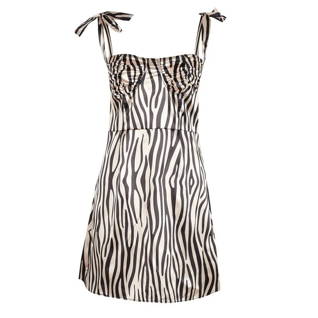 Модное женское платье летнего отдыха полосатый Вадим платья без рукавов