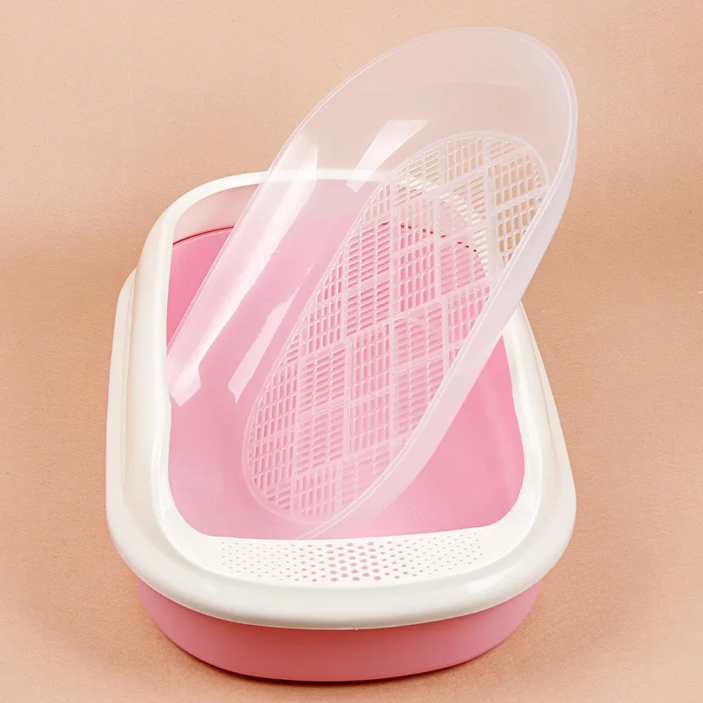 

Plastic Cat Pet Litter Box Waterproof Outdoor Pet Toilet Cat Dog Tray Sand Box Home Bedpan Kitten Dog Clean Toilet Supplies
