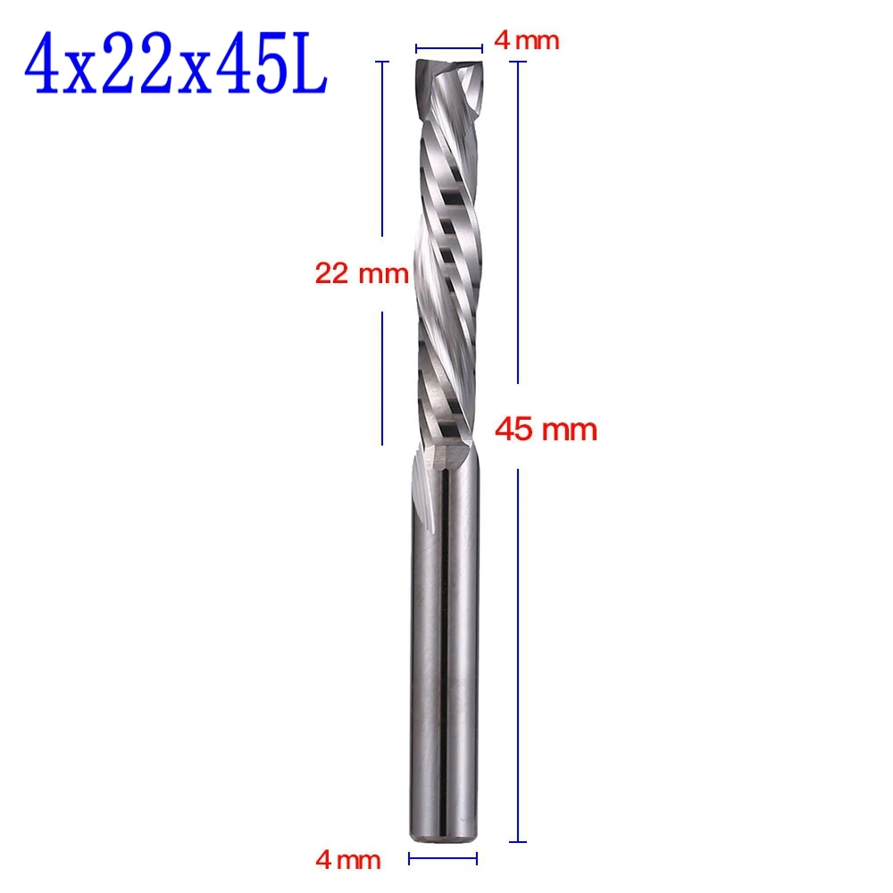 値段 CNC工作機械用の2つのフルートを備えた2つのフルート,60個の4x22x45lのフライス加工機