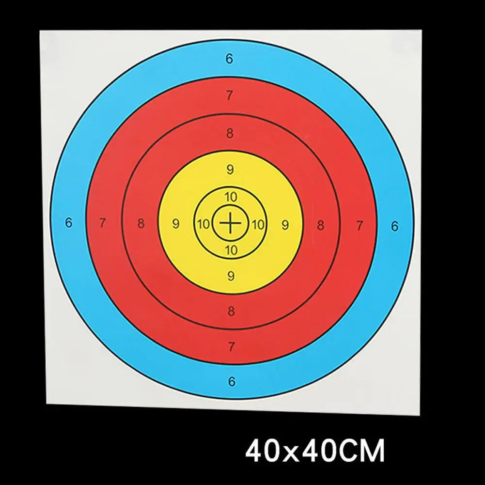 Бумага для мишени стрельбы из лука стандартный бумага обучения 50 шт. 40*40 см | Спорт