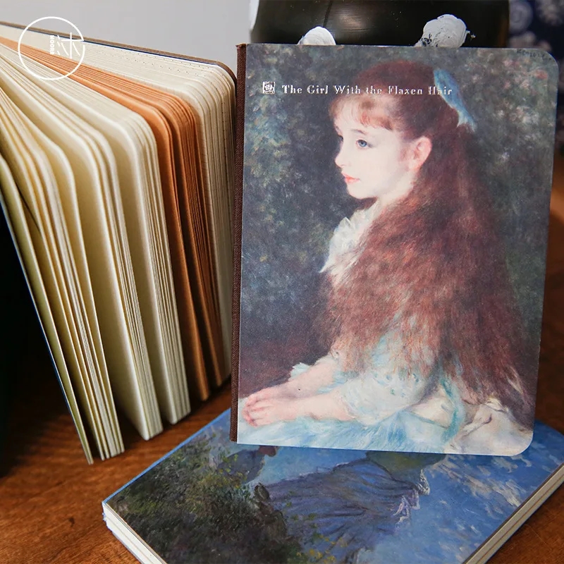 Master Painting Series Creative Van Gogh Monet Art Literary Hand Notebook Van Gogh Monthly Planner Agenda Organizer Cute Travel