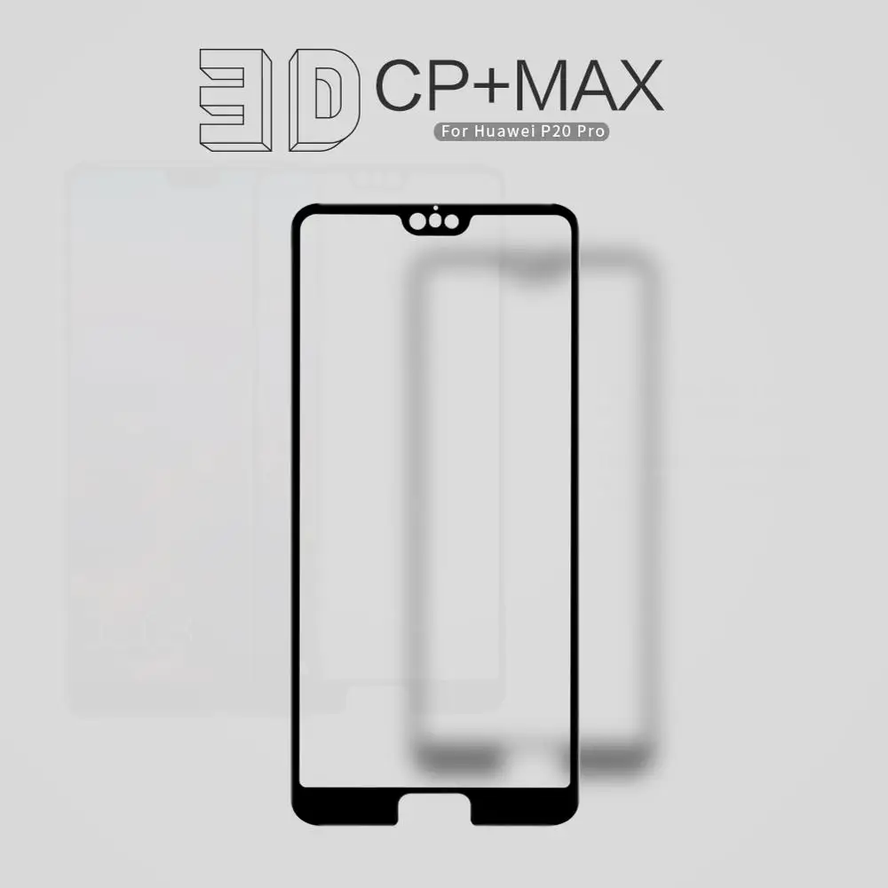 Huawei P20 Pro Защитное стекло для экрана NILLKIN 3D полное покрытие клей защитное закаленное стекло для huawei P20 Pro Nilkin